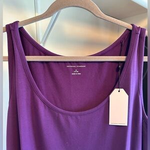 Universal Standard Geneva Tank Dress in  Rich Purple